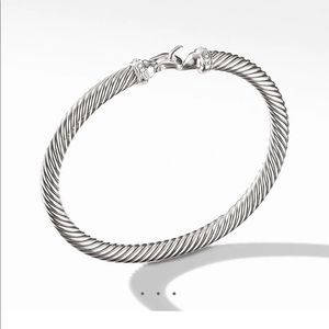 David Yurman Cable Buckle Bracelet w Diamonds